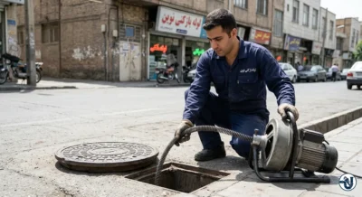 لوله بازکنی در سعدی زنجان