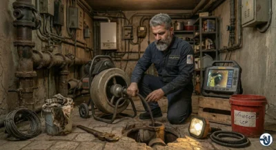 لوله بازکنی در کوی علوم پایه زنجان