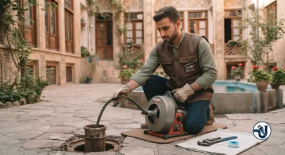 لوله بازکنی در کوی نگین زنجان
