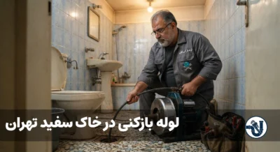 لوله بازکنی در خاک سفید تهران
